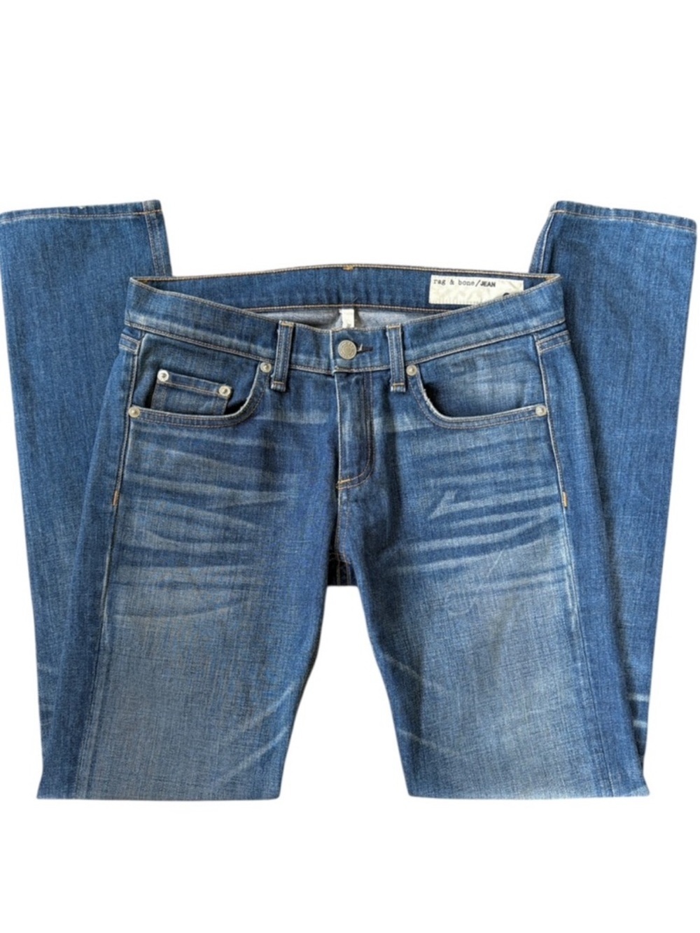 EUC Rag & Bone The Dre Jeans Bradford Wash Size 26 Retail $198.00